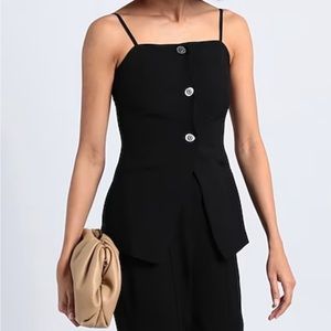 NWT TOPSHOP black buttoned top